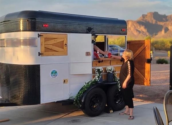 the tilted pineapple mobile bars and wedding venue