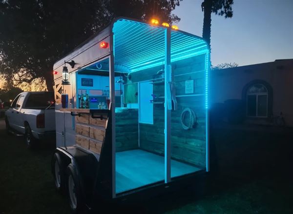 the tilted pineapple mobile bars and wedding venue