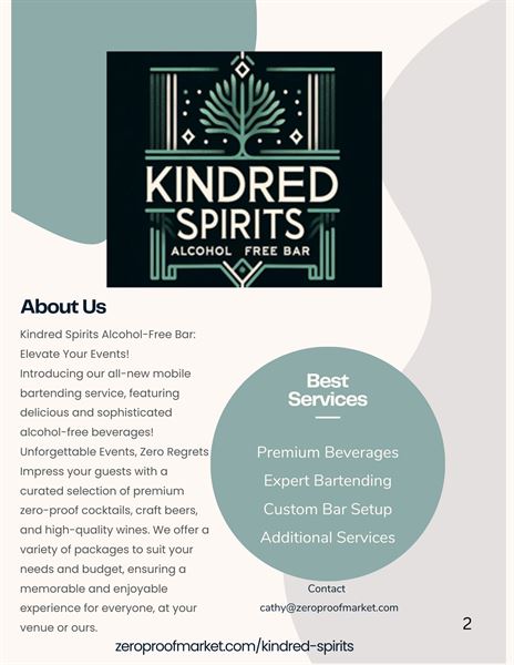 Kindred Spirits (non -alcoholic mobile bar)