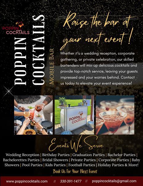 Poppin Cocktails - Bartending Services