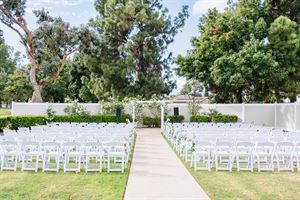 Ceremony Site w/ Custom Aisle