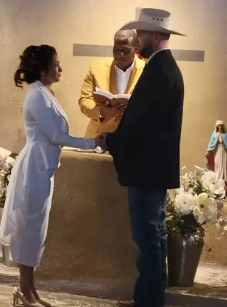 Stone wedding officiant