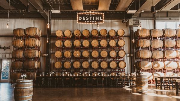 The Barrel Room at DESTIHL Brewery