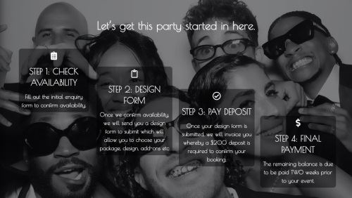 nostalgic gallery photo booth