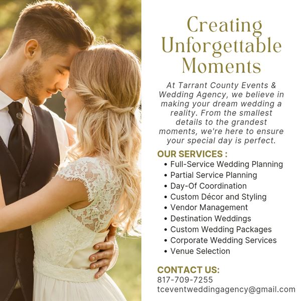 Tarrant County Events & Wedding Agency