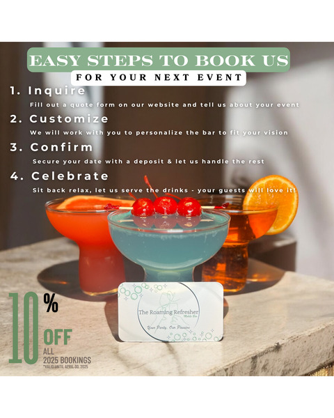 The Roaming Refresher Mobile Bar LLC