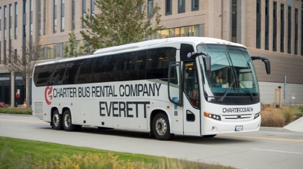 Charter Bus Rental Company Everett
