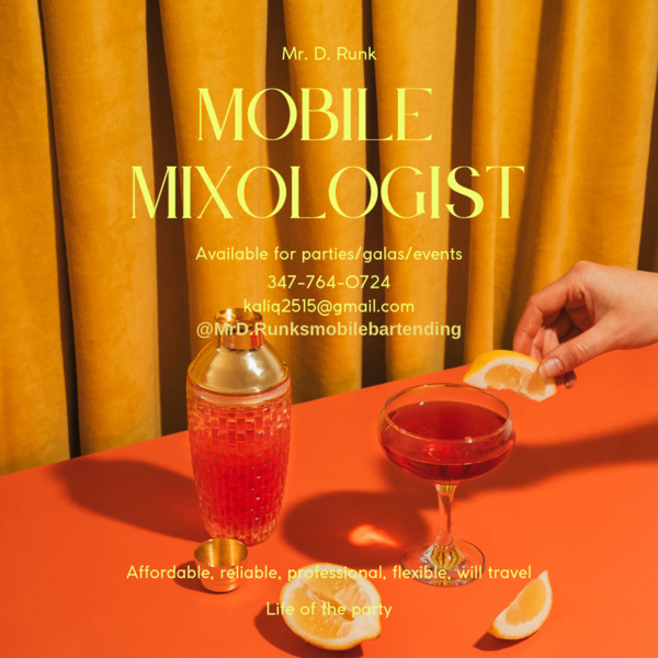 Mr. D. Runks Mobile Bartending Extraordinaire