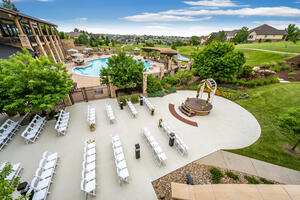 Outdoor ceremony site