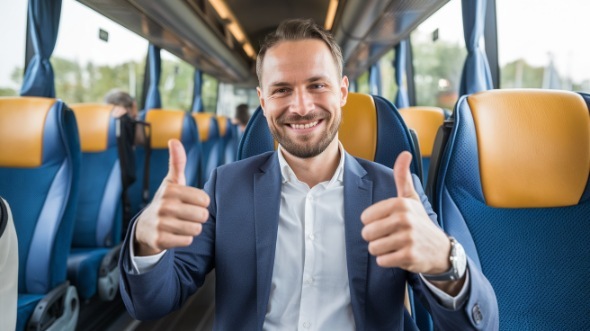 Charter Bus Rental Company Lansing