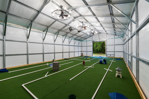 Cedar Hall - Putt-putt golf set up.