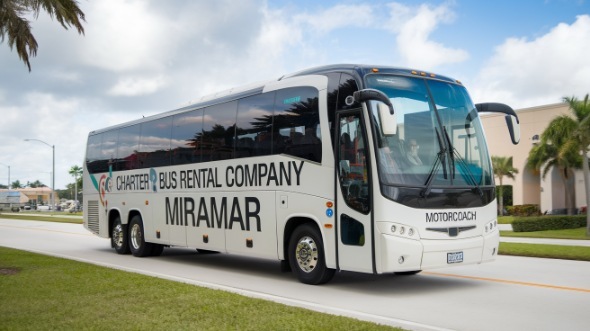 Charter Bus Rental Company Miramar