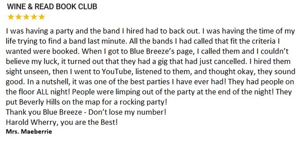 BLUE BREEZE BAND (Motown R&B Soul Contemporary Hits +Jazz Blues )