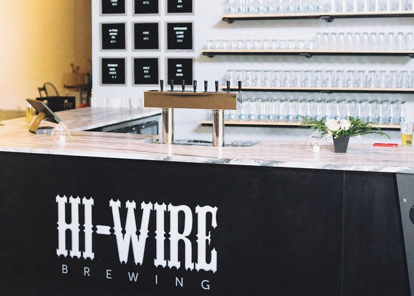 The Event Space at HiWire Brewing