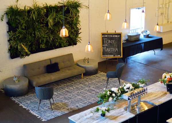 The Event Space at HiWire Brewing