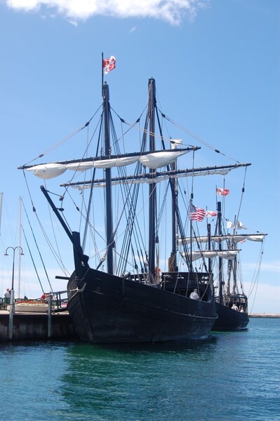 Guntersville City Harbor-Nina & Pinta Ships