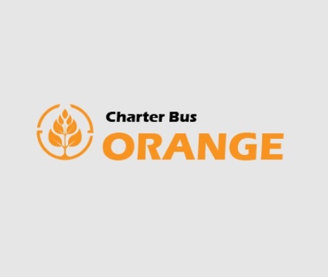 Charter Bus Orange