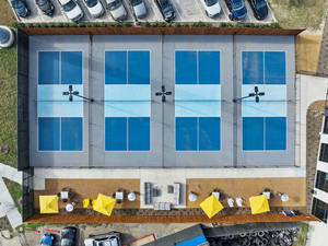 Outdoor Courts & Party Patio