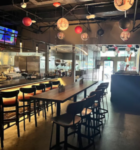 The Full Bar & Lounge Area