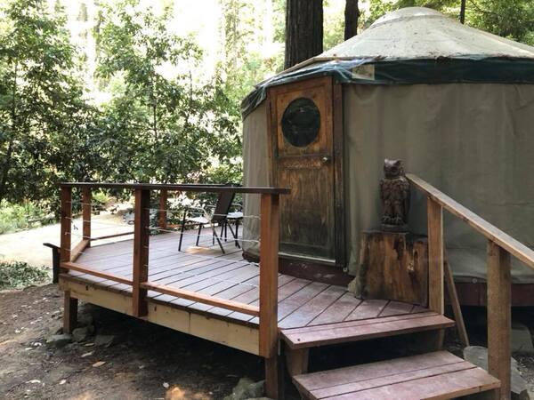 Glampground Redwood Retreat