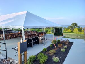 Tent on Events Pad