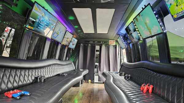 Epic Video Game Bus