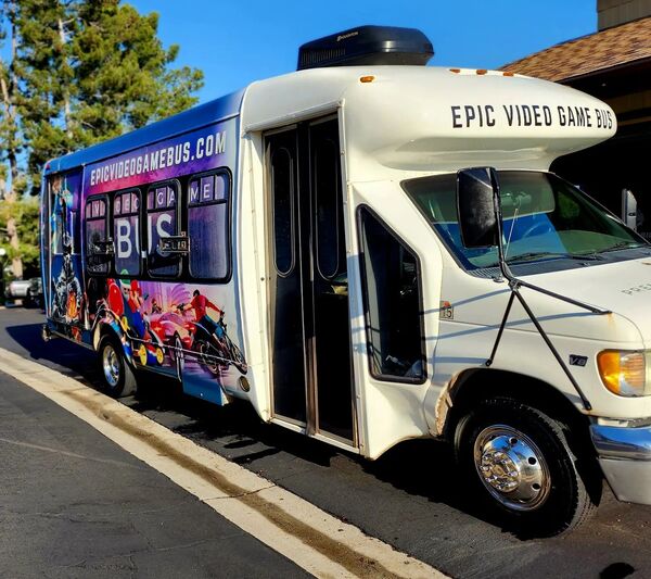 Epic Video Game Bus