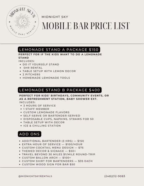 Midnight Sky Rentals