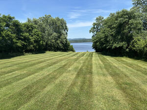 Lawn Over Looking River