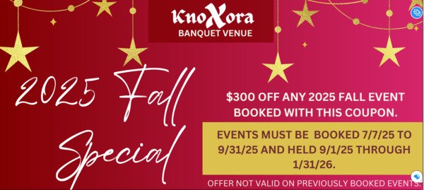 KnoXora Banquet Venue