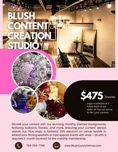 Blush Content Creation Studio