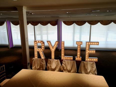 Marquee Lettering - Marquee Lights Rental