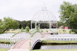 Iron Gazebo on the Lake