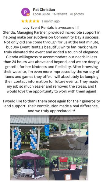 Joy Event Rentals