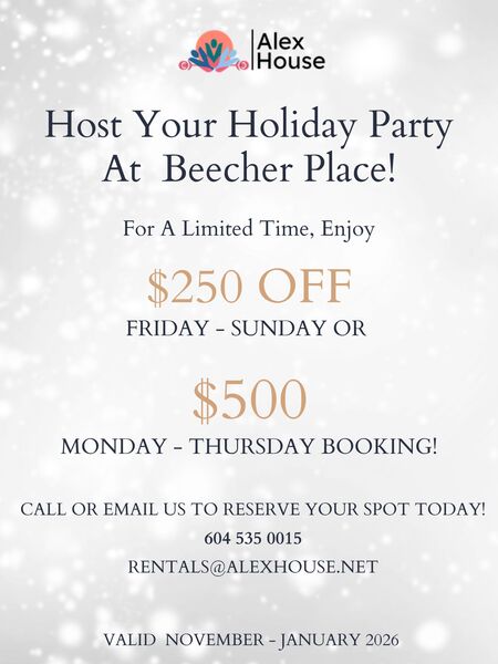 Beecher Place | Alexandra Retreat & Events Centre