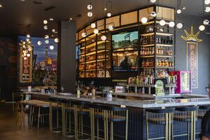 Lounge & Outdoor Patio with Las Vegas Strip View