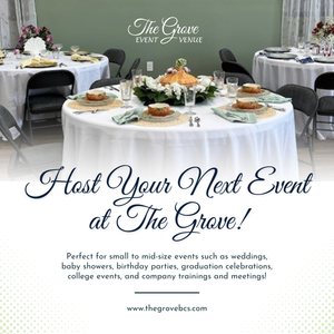 The Grove Event Venue -  Large 1575 sq ft room