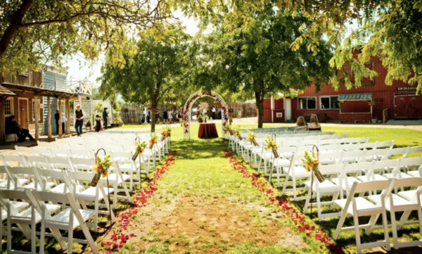 The Blazin' M Ranch: Barn Venue, Riverside Venue, Wild West Town: Large Groups, Weddings, & More!