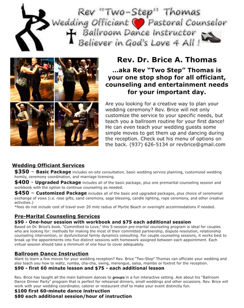 Rev “Two Step” Thomas