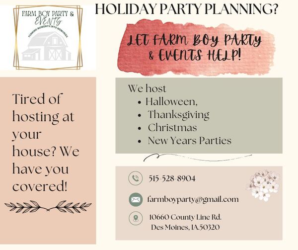 Farm Boy Party & Events