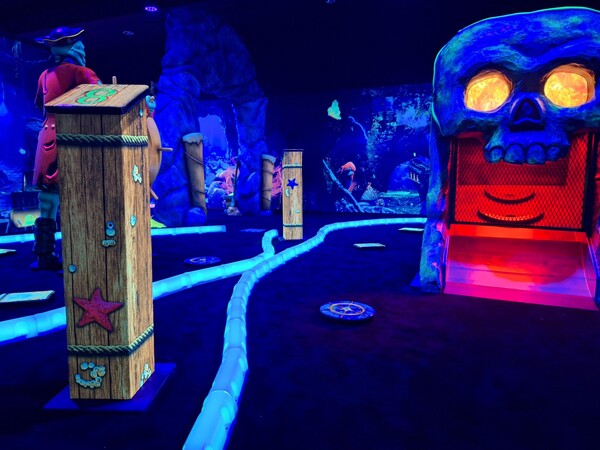 Cutthroat Cove Blacklight Mini Golf