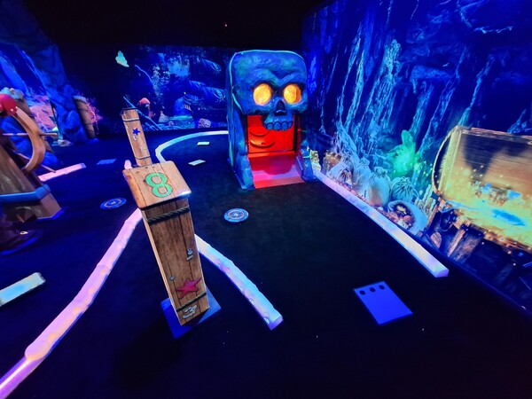 Cutthroat Cove Blacklight Mini Golf