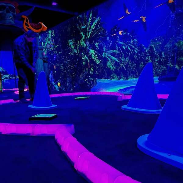 Cutthroat Cove Blacklight Mini Golf