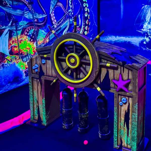Cutthroat Cove Blacklight Mini Golf