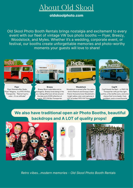 Old Skool Photo Booth Rental