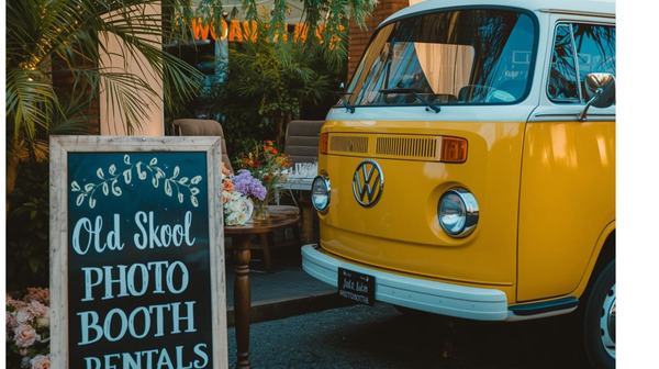 Old Skool Photo Booth Rental