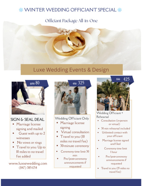 Luxe Wedding Officiants