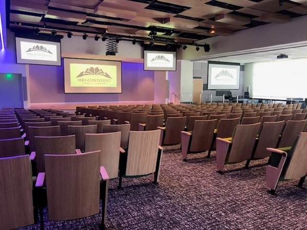 Auditorium at Woodneath Library Center