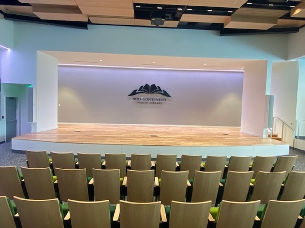 Auditorium at Woodneath Library Center