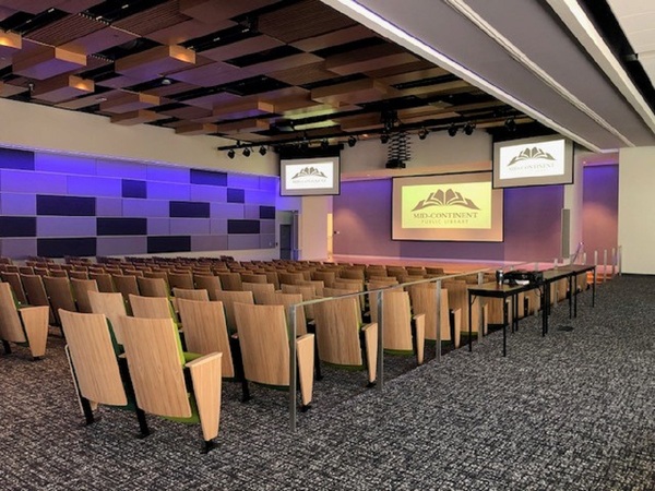 Auditorium at Woodneath Library Center